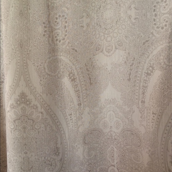 NWOT Blouse w/Tank Underneath Paisley Grey Print - Picture 6 of 7